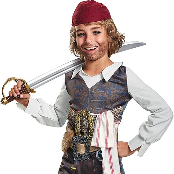 POTC5 Captain Jack Sparrow Classic Costume,
